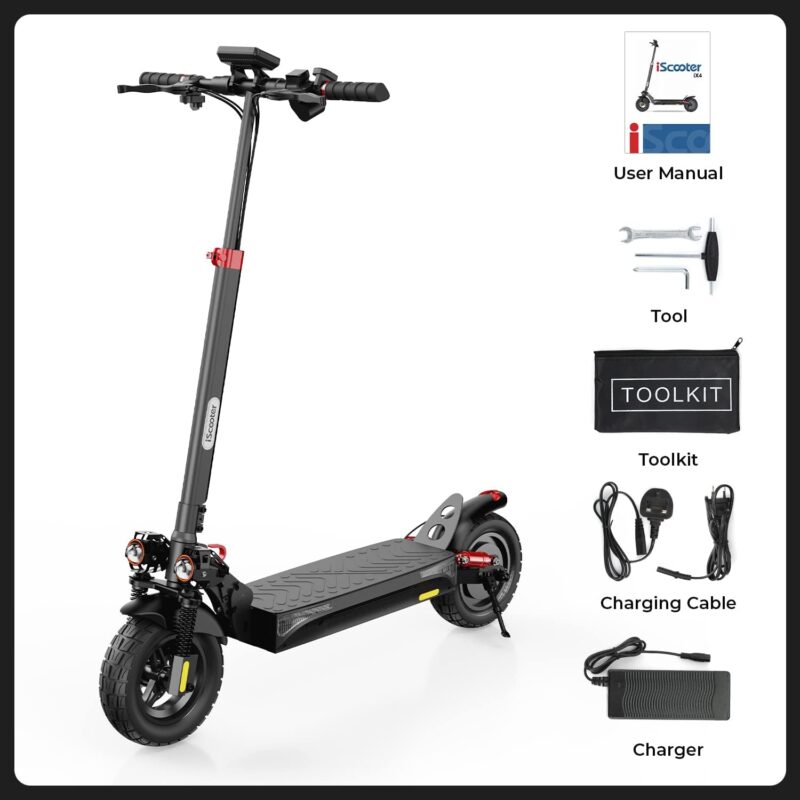 iScooter ix4/ix6 Monopattino Elettrico per Adulti, Motore 800W/1000W, Autonomia 40-60/50-70 km - immagine 7