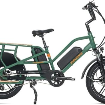 JOBOBIKE Transer Bicicletta Cargo elettrica per la famiglia