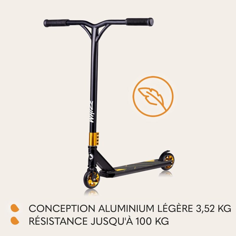 LIONELO Monopattino WHIZZ, cuscinetti a sfera ABEC-9, piattaforma in alluminio - immagine 8