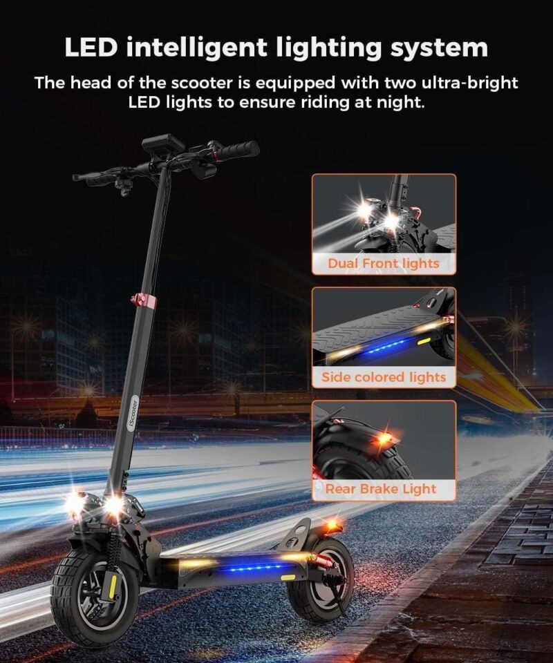 iScooter ix4/ix6 Monopattino Elettrico per Adulti, Motore 800W/1000W, Autonomia 40-60/50-70 km - immagine 6