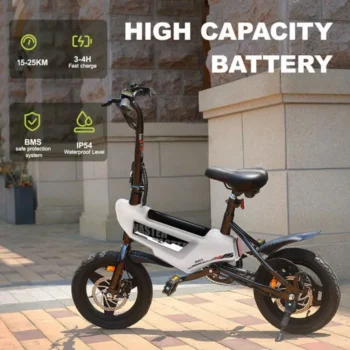 Bicicletta Elettrica Pieghevole - Ruote 14