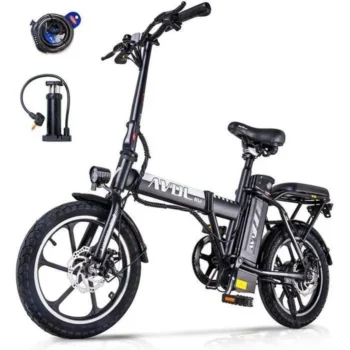 AVDLEU - Vélo Électrique Pliable - Roues 16