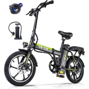 AVDLEU - Bicicletta Elettrica Pieghevole - Ruote 16