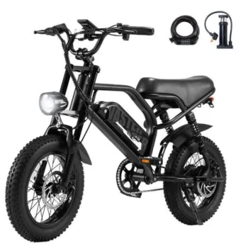 AVDLEU Bicicletta Elettrica Tutto Terreno - Ruote 16" - 250W - Batteria 36V 12.8Ah